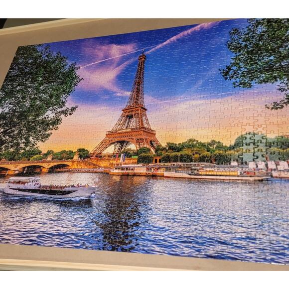 Mindbogglers Eiffel Tower Paris, France Jigsaw Puzzle 1000 pcs Complete - Picture 5 of 7